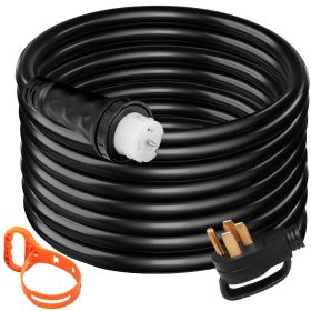 VEVOR 10Ft 50 Amp Generator Extension Cord STW 6/3 + 8/1 Generator Cord 125V 250V Generator Power Cord N14-50P & SS2-50R & CS6364 Twist Lock Connector