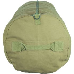 GI STYLE 21 X 36 ZIPPERD DUFFLE BAG - BLACK