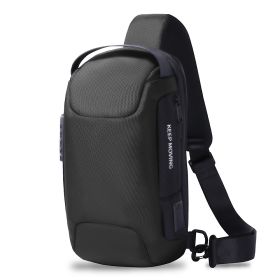 Douyin Hot Style Summer Men's Sports Car Breast Bag Single Shoulder Bag (Color: Grey)