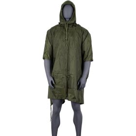 RIPSTOP PONCHO (Option: Black)