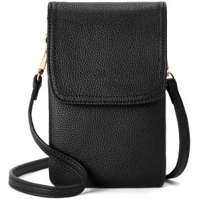 Men's PU Leather High-grade Versatile Messenger Bag (Color: Black)